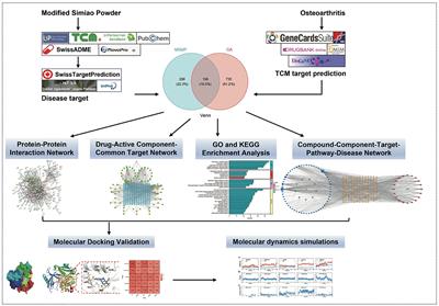 Exploring the mechanism of action of Modified Simiao Powder in the treatment of osteoarthritis: an in-silico study